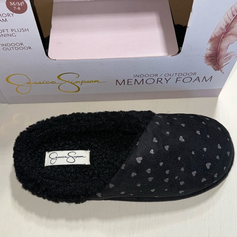 Jessica Simpson Women's Soft Cable Knit Slippers